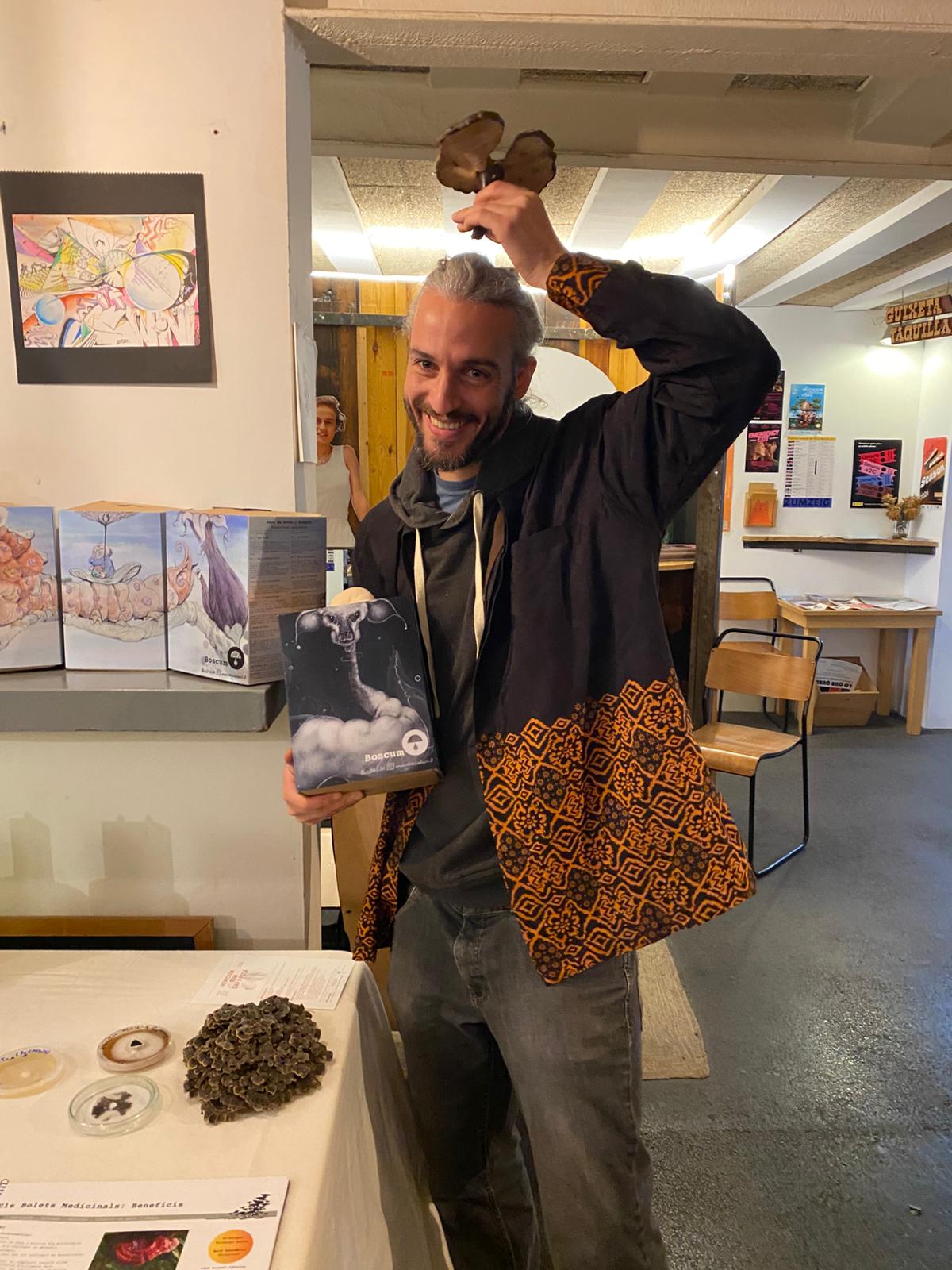 Mateo durant el Fungi Film Festival 2025