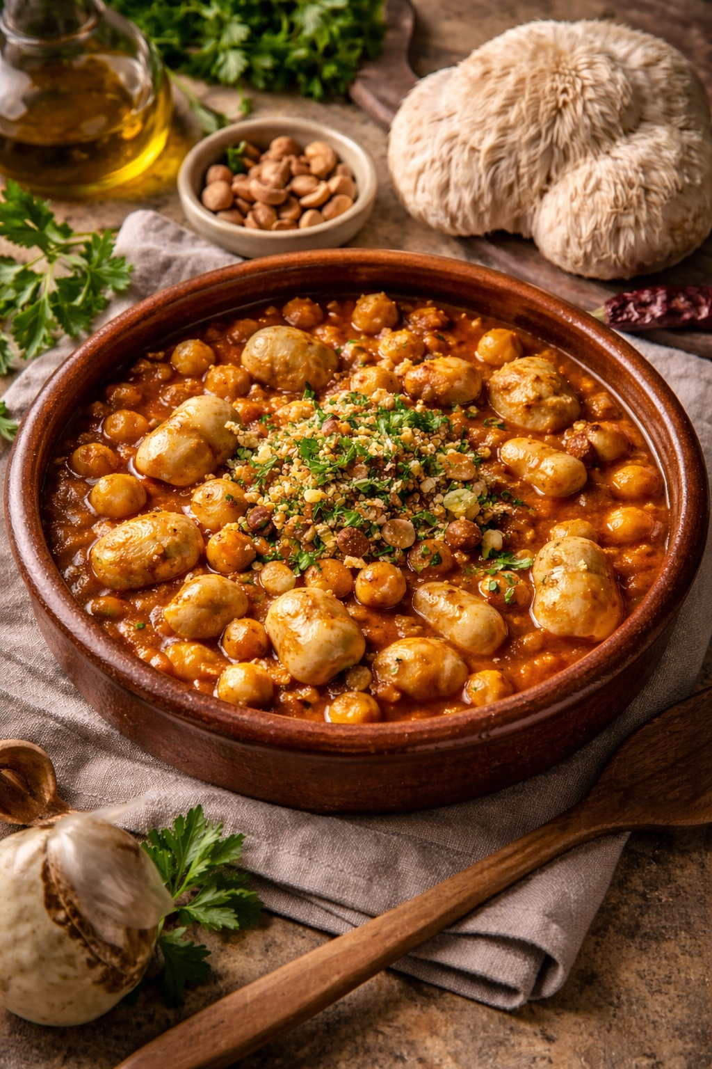 Hericium as Cap i Pota