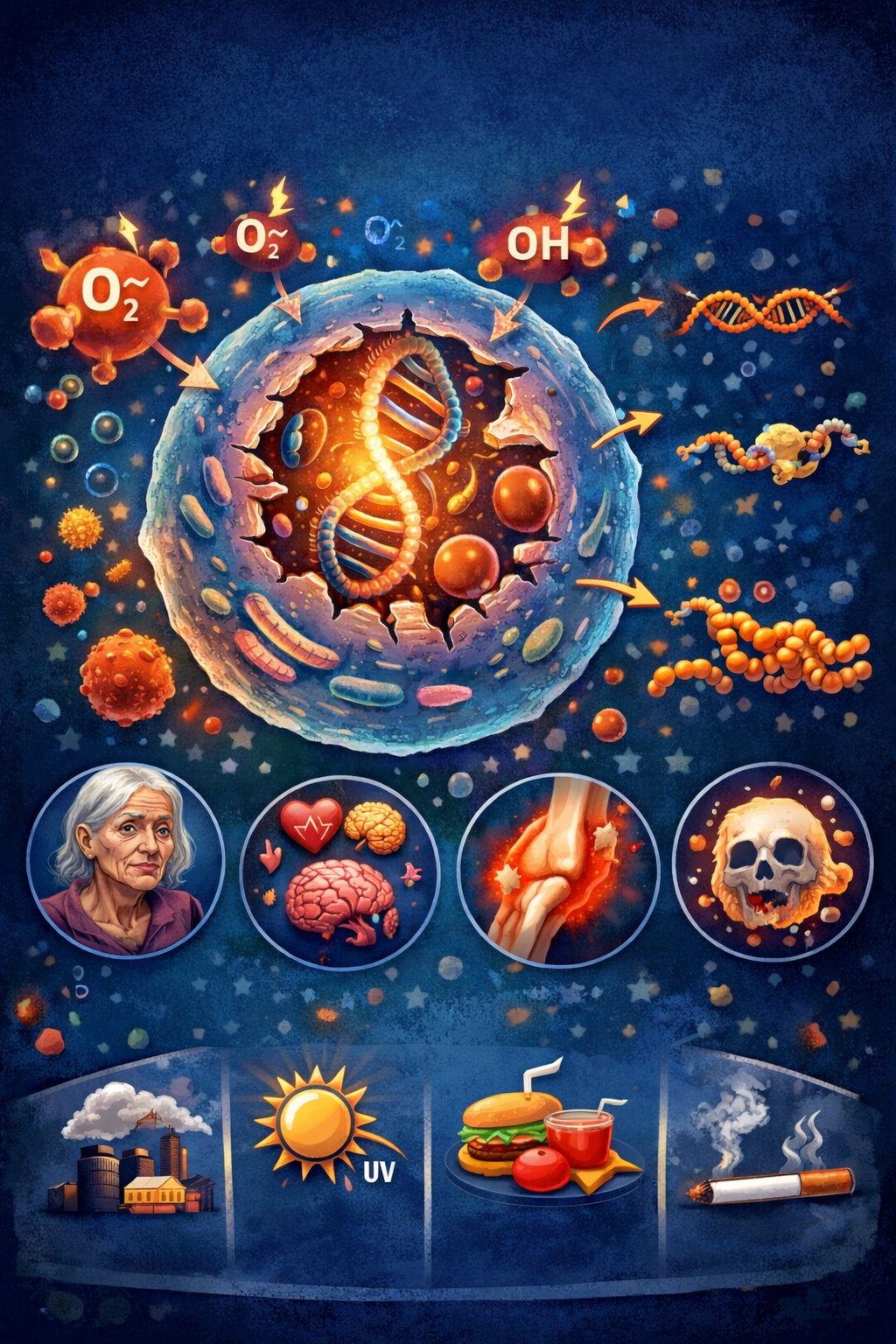 Factores del daño oxidativo